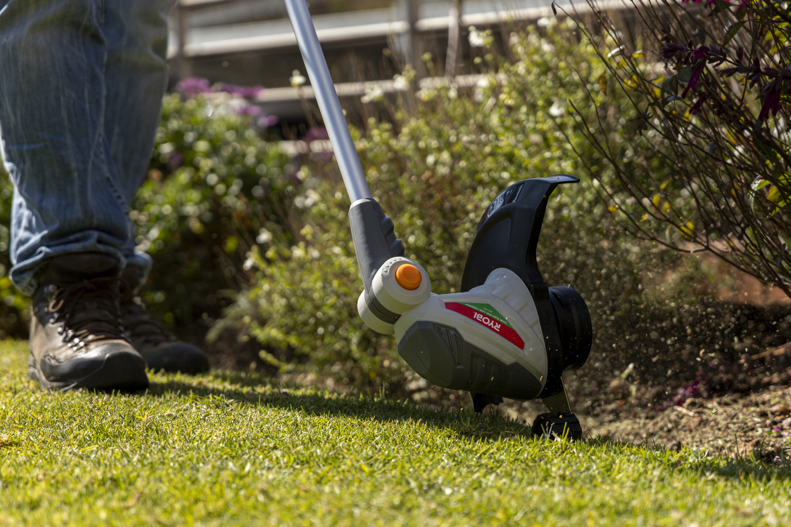 Summer Lawn Care Tips - Line Trimmer - Roller Front